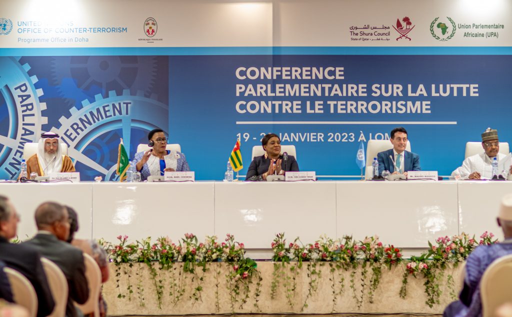 Implication des jeunes dans la lutte contre le terrorisme et la prévention de l'extrémisme violent en Afrique : une conférence parlementaire de haut niveau se tient à Lomé