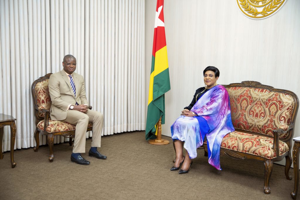 Aliou Dia fait le point de sa mission au Togo avec la Présidente de l’Assemblée nationale