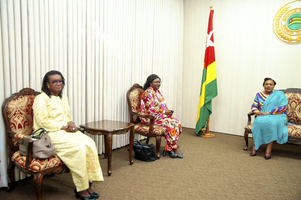 La présidente de l’Assemblée nationale a conféré avec Binta Sanneh, nouvelle Représentante résidente du PNUD au Togo.