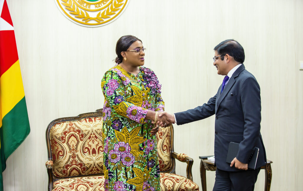 Coopération Inde-Togo : L’Ambassadeur de l’Inde au Togo reçu par la Présidente de l’Assemblée nationale